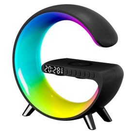 G smart night light wireless charger alarm clock bluetooth speaker