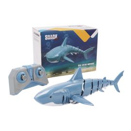 2.4G RC shark whale spray water remote controll toy