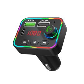 F4 car FM transmitter adapter MP3 player PD phone charger
