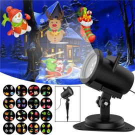 LED projector lights 16 slides waterproof IP65 festival decorating lamp