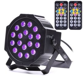 U King 18W 18 Led purple par light stage effect lighting 