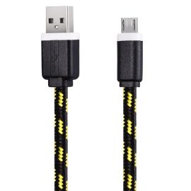 Awei 2 in 1 1M 8 Pin Micro USB Interface Sync Charging Data 2.1A Cable