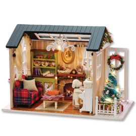 Cute Room Miniature Wooden House Furniture Kit DIY Handcraft Toy