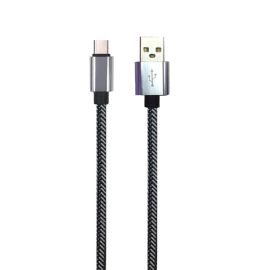 1M Nylon Braid Fast Charger Data Cable for Type-C Devices 