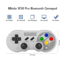 8Bitdo SF30 Pro Gamepad 2.4G Wireless Controller with Sleep Mode