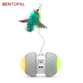 BENTOPAL P03 Smart Electronic Cat Toy Automatic Sensing Obstacles LED Wheel