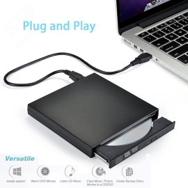 External DVD Drive USB 2.0 DVD-ROM Player 