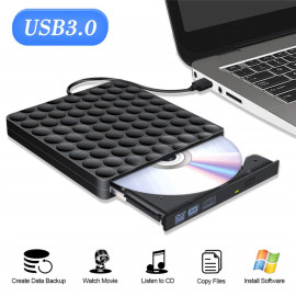 USB 3.0 External DVD Drive DVD RW Burner Drive Mac Windows