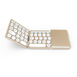 Rechargeable Mini Bluetooth Foldable Wireless Keyboard