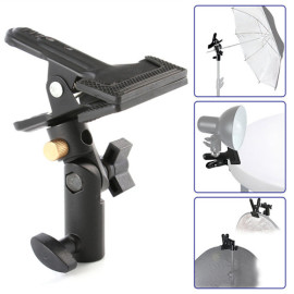 5/8" studio swivel light stand reflector background holder clip clamp