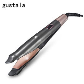 Gustala 2-In-1 hair curing irons hair culer straightener