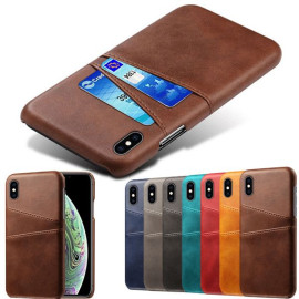 Back Slim Cover Leather Wallet Case For iPhone 12 11 pro max 8 7 6 plus