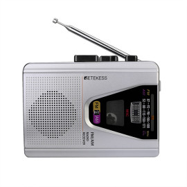 Retekess TR620 FM/AM portable radio cassette playback voice recorder