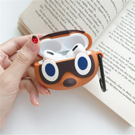 cute cartoon raccoon dog earphone case for airpods pro 2 1