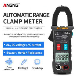 aneng st203 digital clamp meter multimeter 4000 counts rms