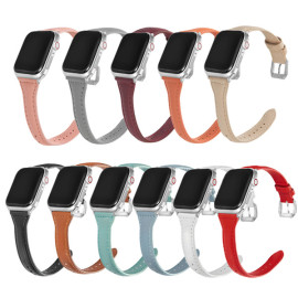 cow leather strap wrist band for iwatch