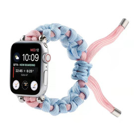 flower beaded nylon strap for iwatch apple watch
