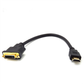HDMI male to DVI female HD video adapter cable