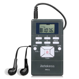 Retekess PR13 portable radio FM stereo receiver
