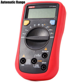 UNI-T UT136A Handheld LCD Digital Multimeter AC and DC Current / Voltage Tester Automatic Range