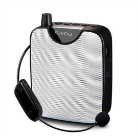 SHIDU M500 10W voice amplifier wireless UHF microphone
