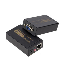 cat6 rj45 to vga video audio adapter extender