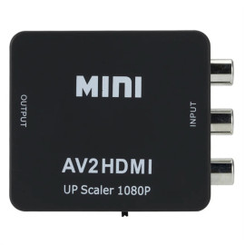 RCA AV/CVSB L/R to HDMI adapter video converter