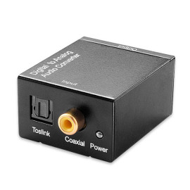 optical coaxial toslink digital to analog audio converter adapter