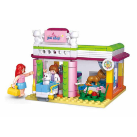 Sluban Building Blocks Kids Toy Riot Police Patrol Car
