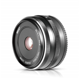 Meike 28mm f/2.8 Fixed Manual Focus Lens for Canon