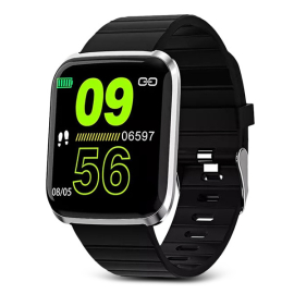 116 pro 1.3 inch large view bluetooth smart sports watch activity tracker