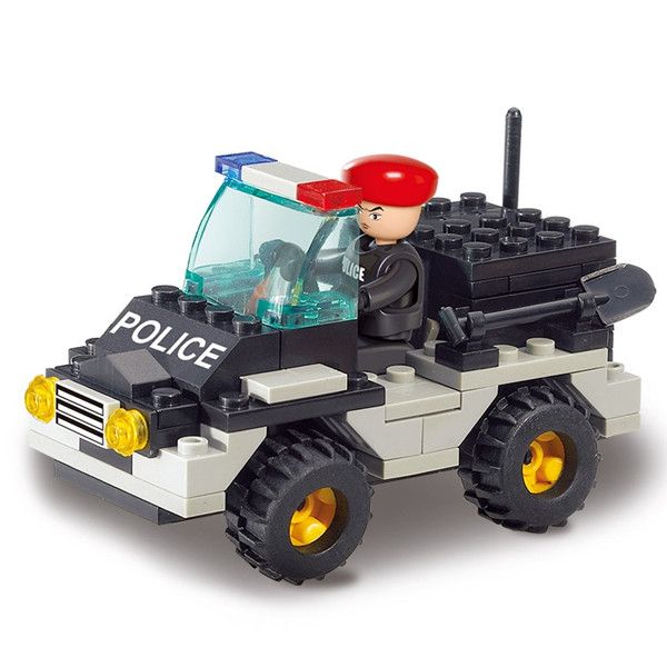 kids police jeep