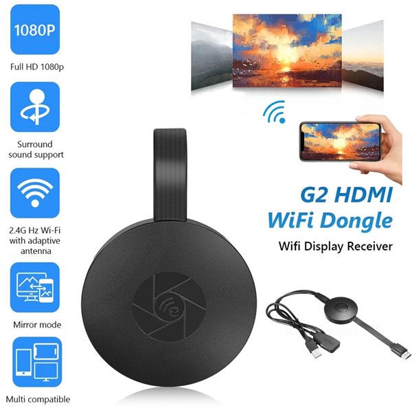 Wholesale G2 wireless wifi hdmi display dongle transmitter receiver for  airplay miracast