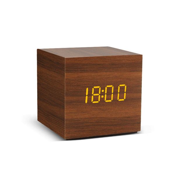 Wholesale led wooden digital alarm clock table watch