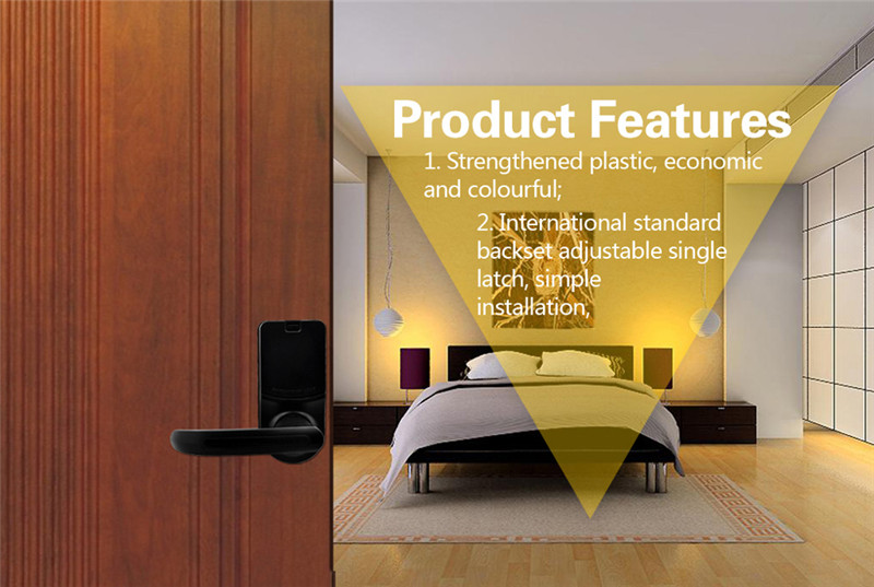 LS - 9 fingerprint door lock weather proof digital keyless function