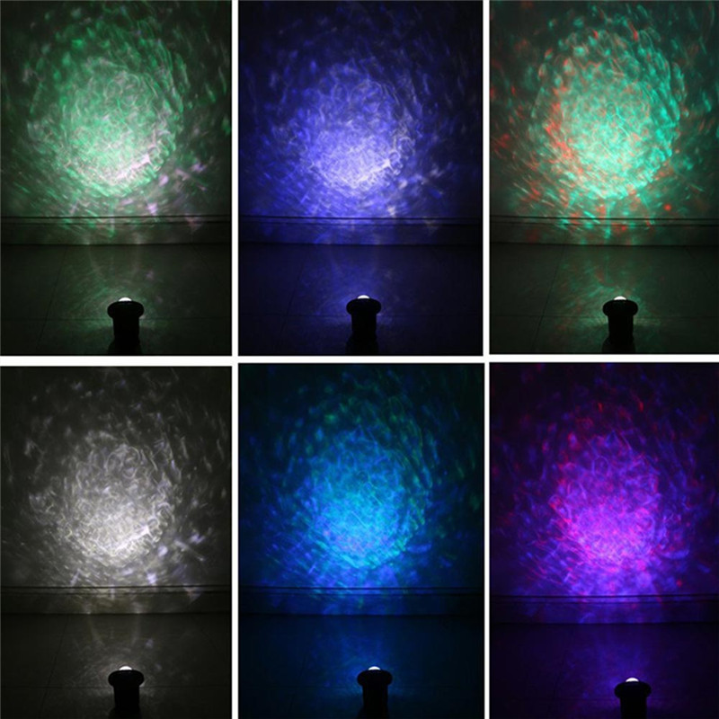 Youoklight 1PCS 12W Rgbw Light Color Changing Mini Led Water Wave Ripple Effect Lamp