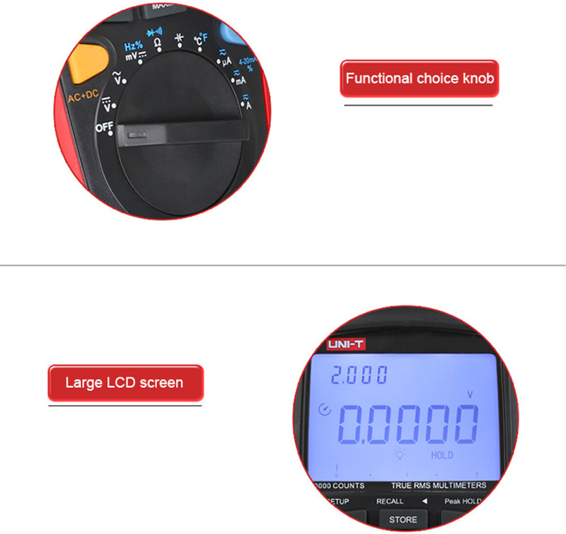 UNI-T UT71A LCD Digital Multimeter Handhold Test Device