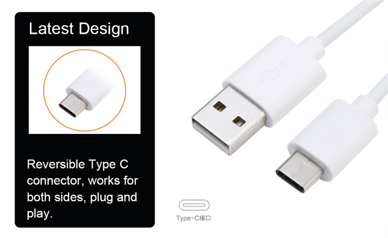 USB 3.1 Type C Male to USB 2.0 Type A Male Cable Data Sync Charge Cable