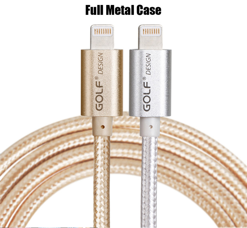 GOLF 1.5M Fast Charging Data Cable Nylon Braided Line iPhone GOLF 1.5M Fast Charging Data Cable Nylon Braided Line iPhone