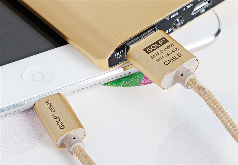 GOLF 1.5M Fast Charging Data Cable Nylon Braided Line iPhone GOLF 1.5M Fast Charging Data Cable Nylon Braided Line iPhone