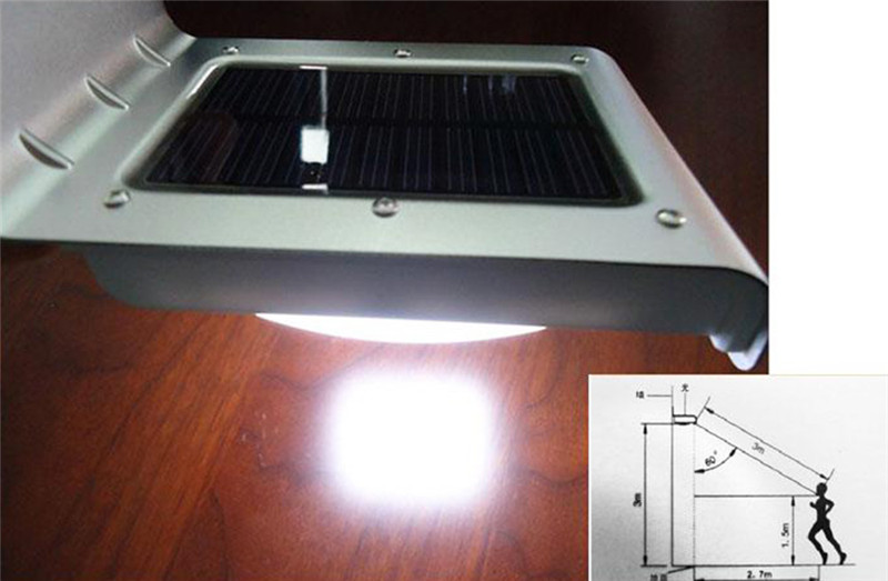 FZD-039 16 LED solar outdoor light wall lamp