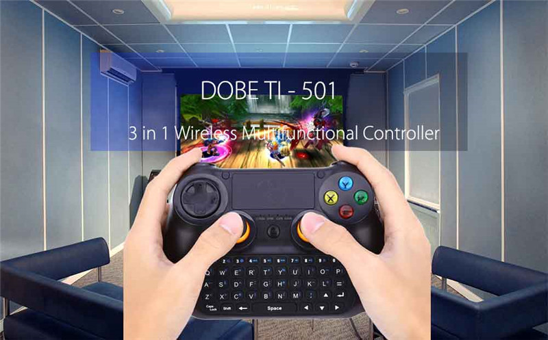 DOBE TI - 501 3 in 1 Controller Wireless Keyboard Keypad Mouse TouchPad