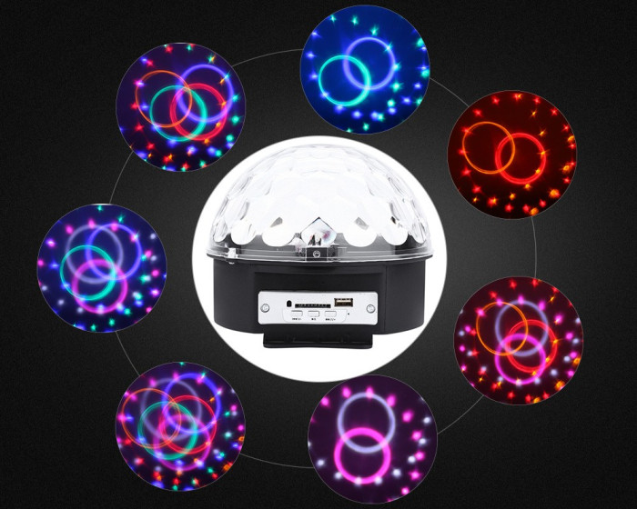 6 LEDs RGB stage light with remote controller