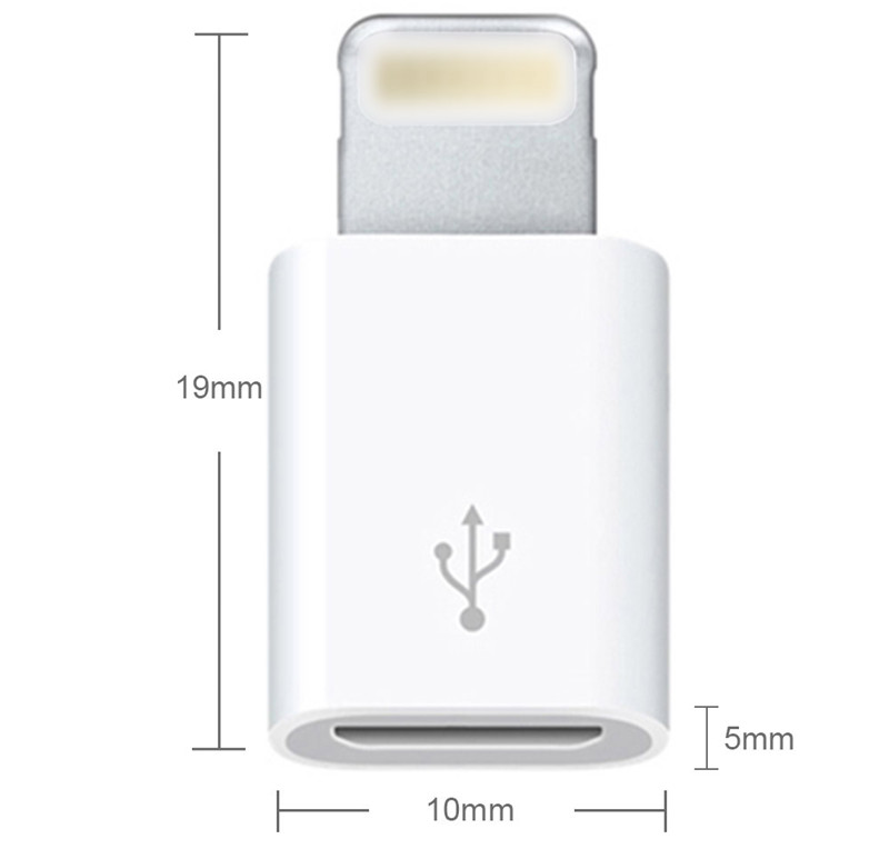 8 Pin Male to Micro USB Female Converter