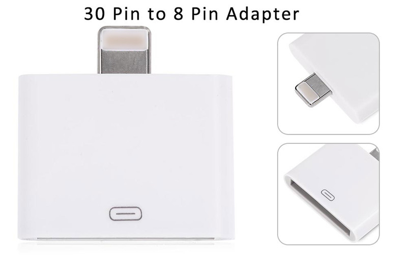 30 Pin to 8 Pin USB Data Dock Connector Converter 30 Pin to 8 Pin USB Data Dock Connector Converter