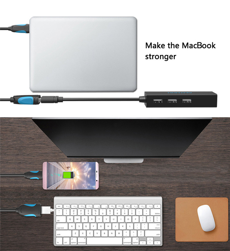 Vention A51 Type-C 3.1 to USB 3.0 OTG Cable Vention A51 Type-C 3.1 to USB 3.0 OTG Cable