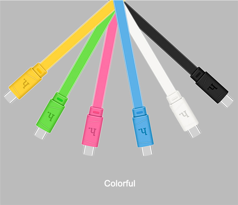 HOCO X5 5V 2.4A Type-C Noodle Charge Data Transfer Cable 1M HOCO X5 5V 2.4A Type-C Noodle Charge Data Transfer Cable 1M