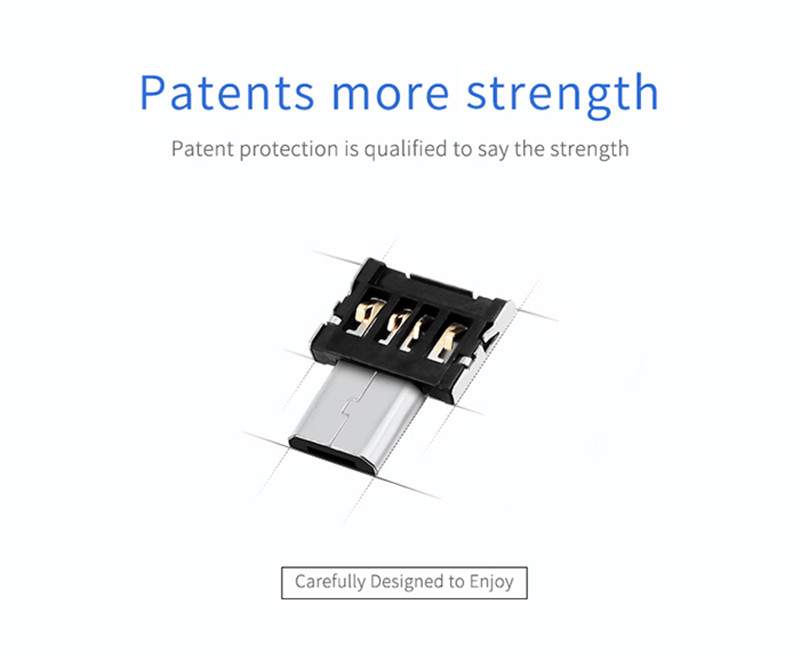 POFAN 2PCS USB 2.0 to Micro USB Adapter