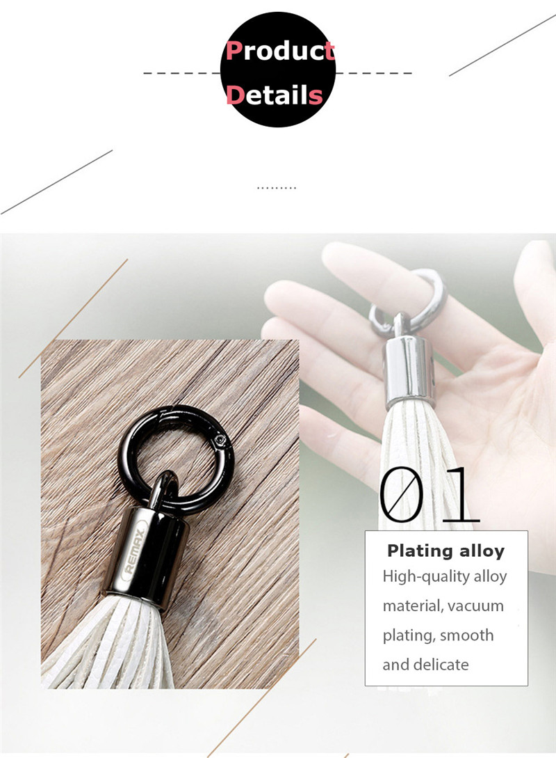 REMAX 8 Pin Tassels 3A Charging Data Transmission Cable iPhone REMAX 8 Pin Tassels 3A Charging Data Transmission Cable iPhone