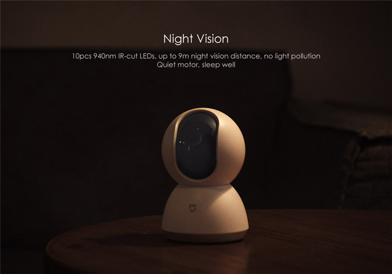 Xiaomi mijia Smart 720P WiFi IP Camera Pan-tilt Night Version